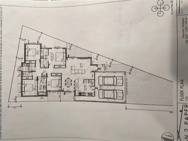 Floorplan of Homely land listing, 19a Dent Court, Orelia WA 6167