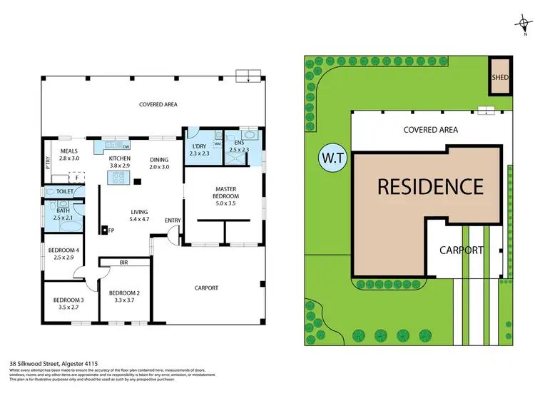 Floorplan of Homely house listing, 38 SILKWOOD STREET, Algester QLD 4115
