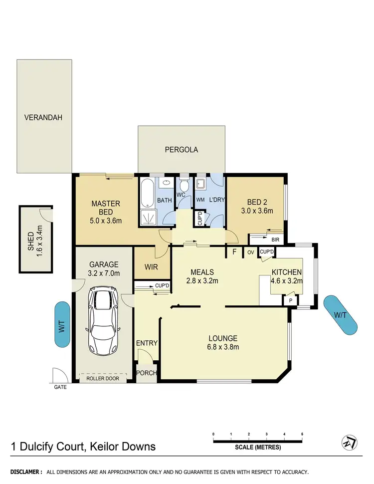 Floorplan of Homely house listing, 1 Dulcify Court, Keilor Downs VIC 3038