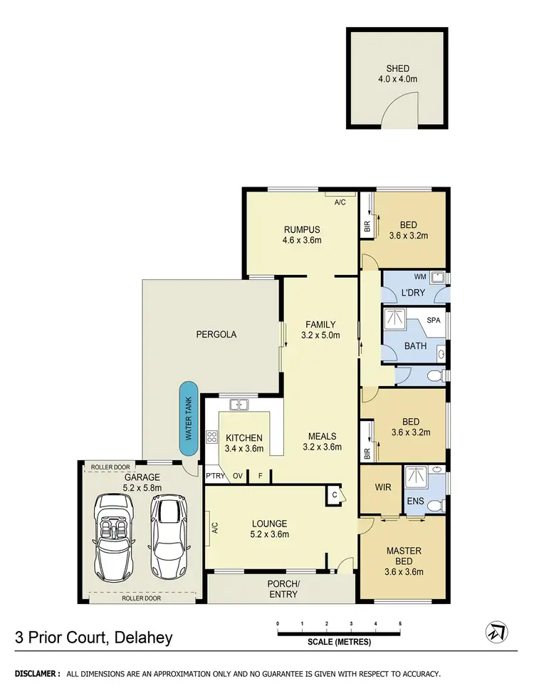Floorplan of Homely house listing, 3 Prior Court, Delahey VIC 3037