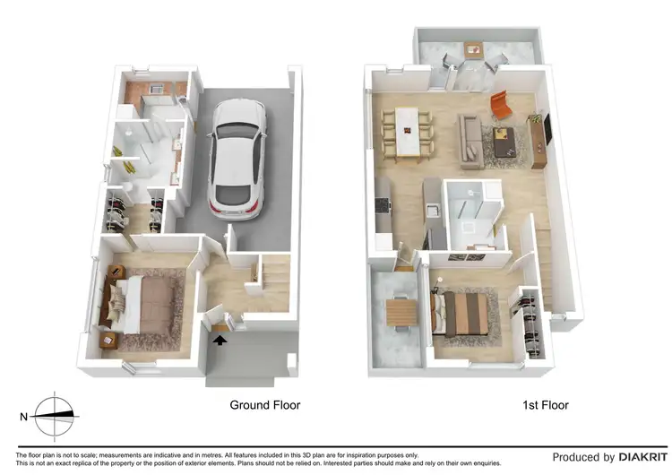 Floorplan of Homely townhouse listing, 27 Sparks Avenue, Thornbury VIC 3071