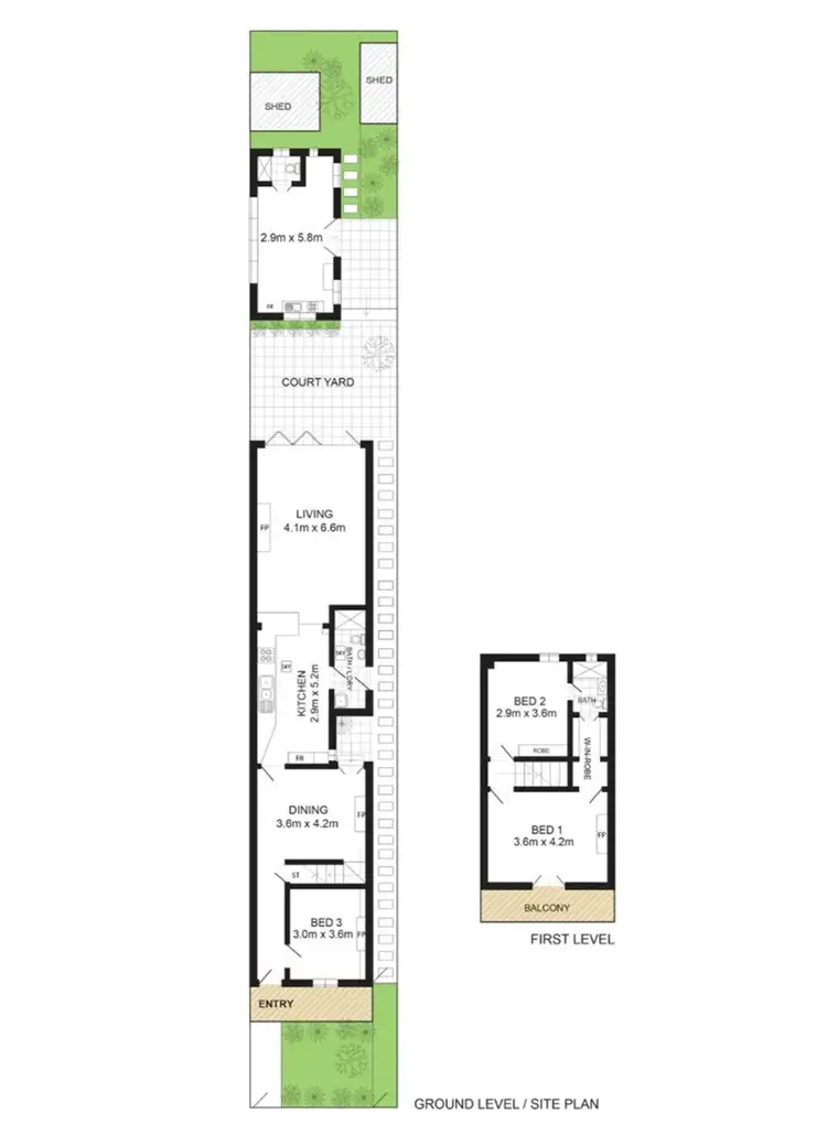 Floorplan of Homely house listing, 47 Shepherd Street, Marrickville NSW 2204