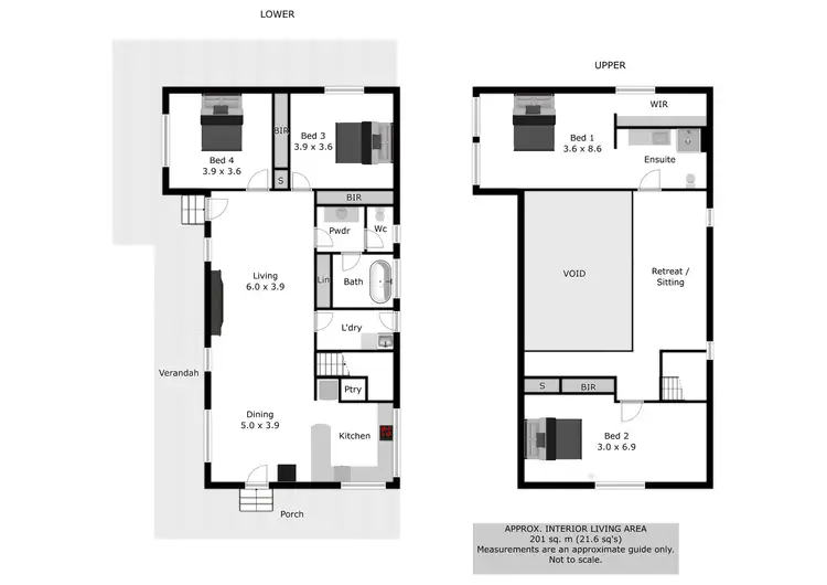 Floorplan of Homely house listing, 12 McEvoys Lane, Wandiligong VIC 3744