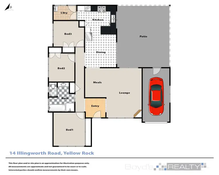 Floorplan of Homely house listing, 14 Illingworth Rd, Yellow Rock NSW 2777