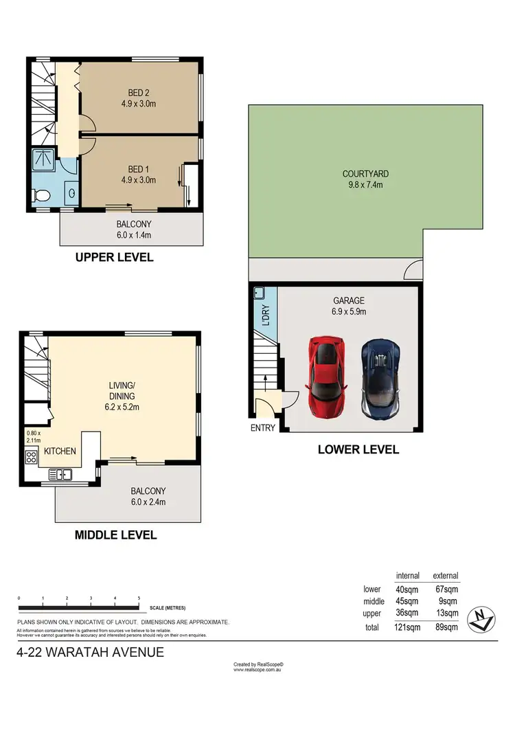 Floorplan of Homely townhouse listing, 4/22 Waratah Avenue, Carina QLD 4152