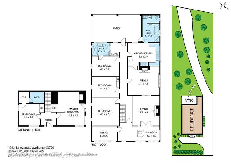 Floorplan of Homely house listing, 10 La La Avenue, Warburton VIC 3799