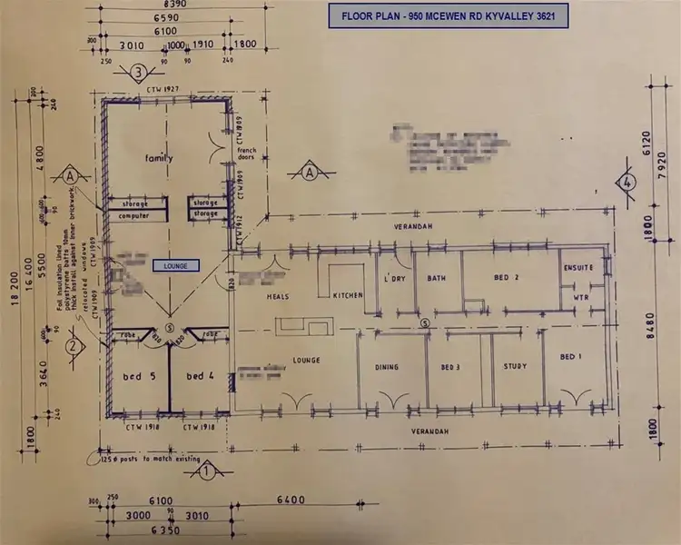 Floorplan of Homely rural property listing, 950 McEwen Road, Kyvalley VIC 3621