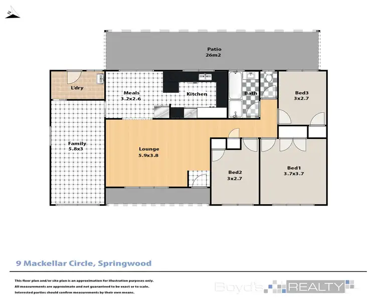 Floorplan of Homely house listing, 9 Mackellar Circle, Springwood NSW 2777