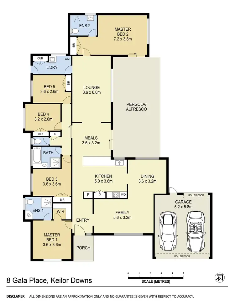 Floorplan of Homely house listing, 8 Gala Place, Keilor Downs VIC 3038