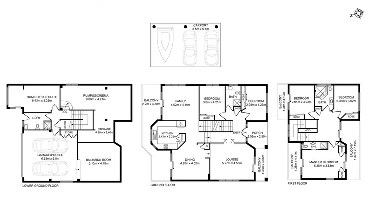 Floorplan of Homely house listing, 72 Hobart Place, Illawong NSW 2234