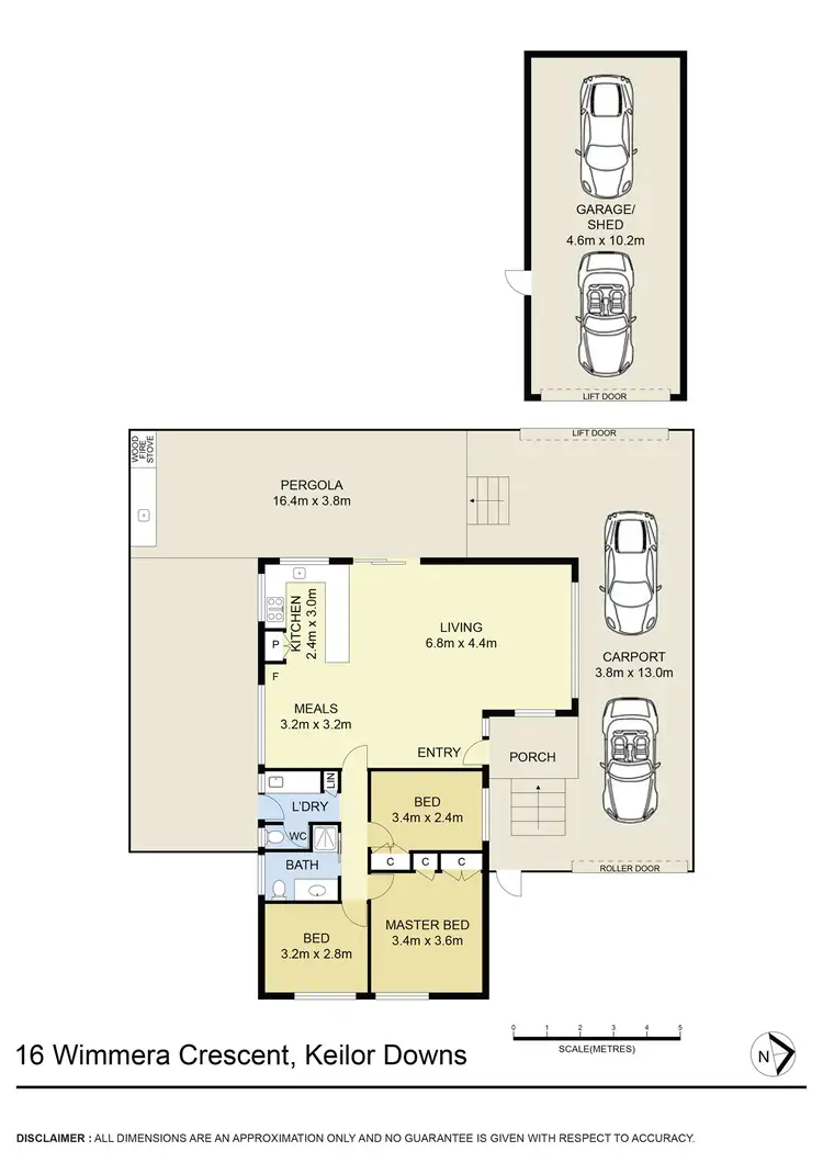 Floorplan of Homely house listing, 16 Wimmera Crescent, Keilor Downs VIC 3038