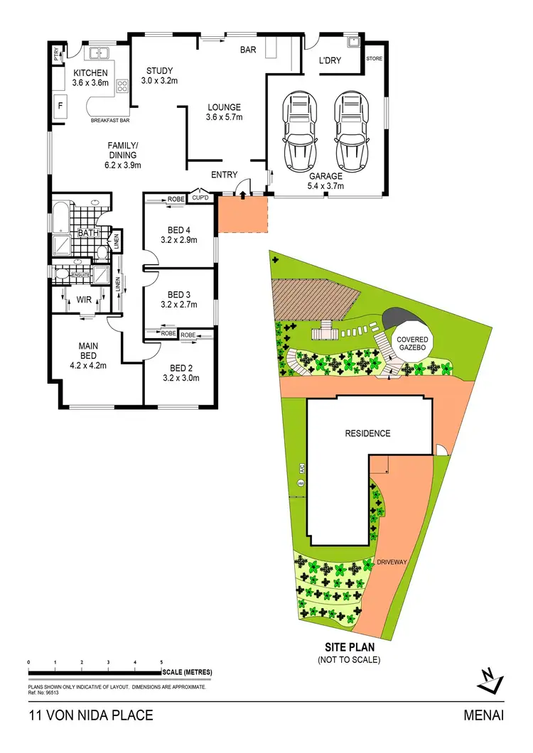 Floorplan of Homely house listing, 11 Von Nida Place, Menai NSW 2234