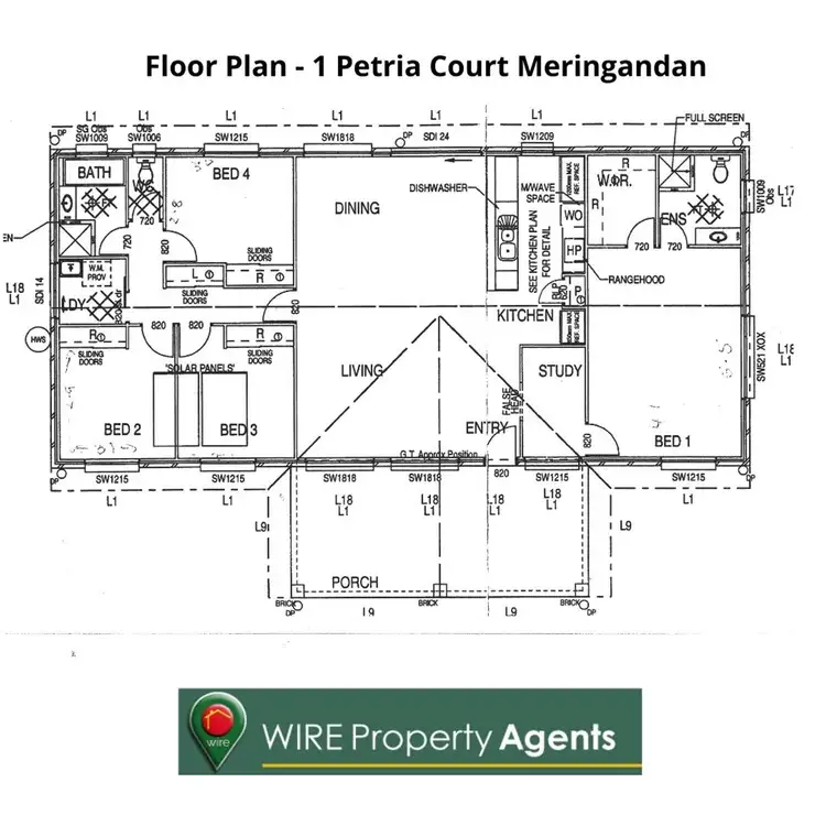 Floorplan of Homely house listing, 1 Petria Court, Meringandan QLD 4352