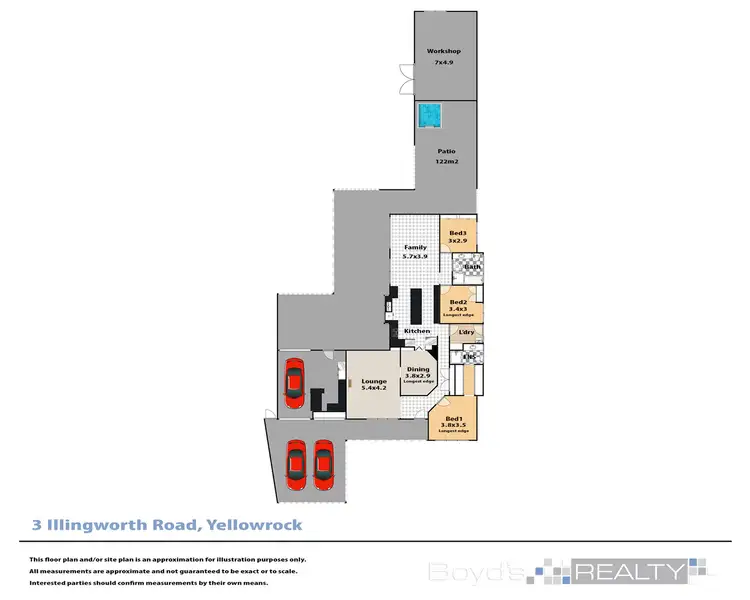 Floorplan of Homely house listing, 3 Illingworth Road, Yellow Rock NSW 2777