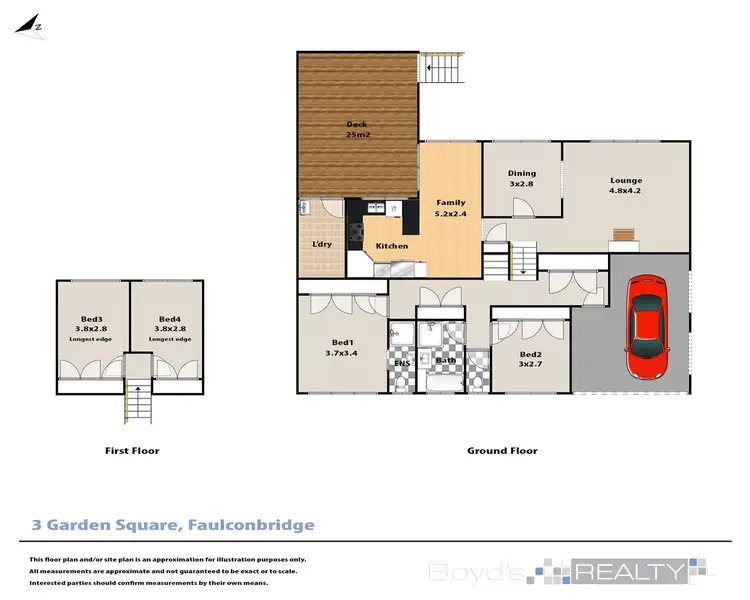 Floorplan of Homely house listing, 3 Garden Square, Faulconbridge NSW 2776