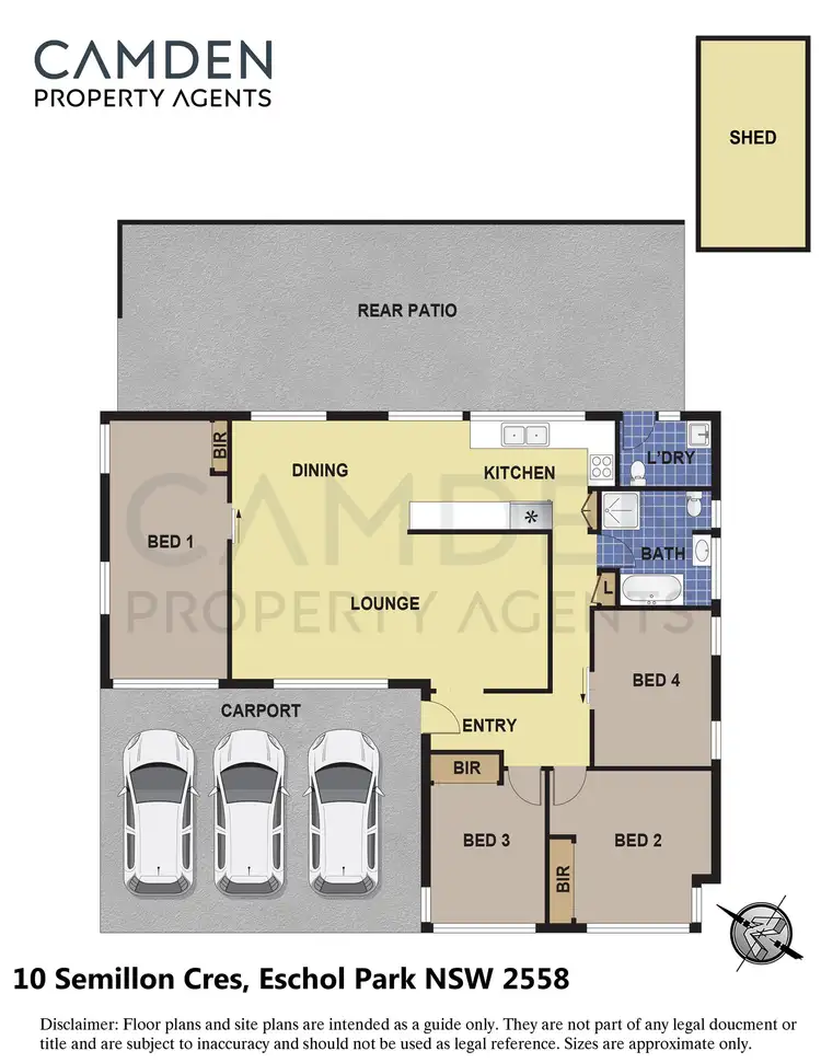 Floorplan of Homely house listing, 10 Semillon Cres, Eschol Park NSW 2558