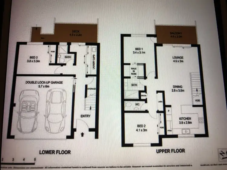 Floorplan of Homely townhouse listing, 4/5 Sedalia Place, Banora Point NSW 2486