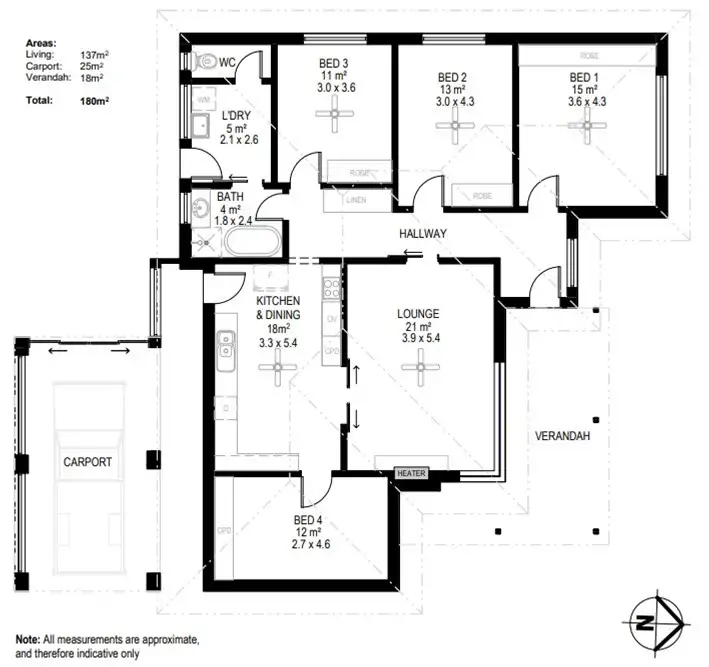 Floorplan of Homely house listing, 9 Ryde Street, Evanston SA 5116