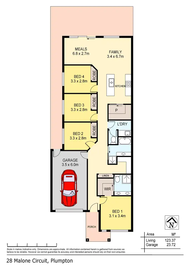 Floorplan of Homely house listing, 28 Malone Circuit, Deanside VIC 3336