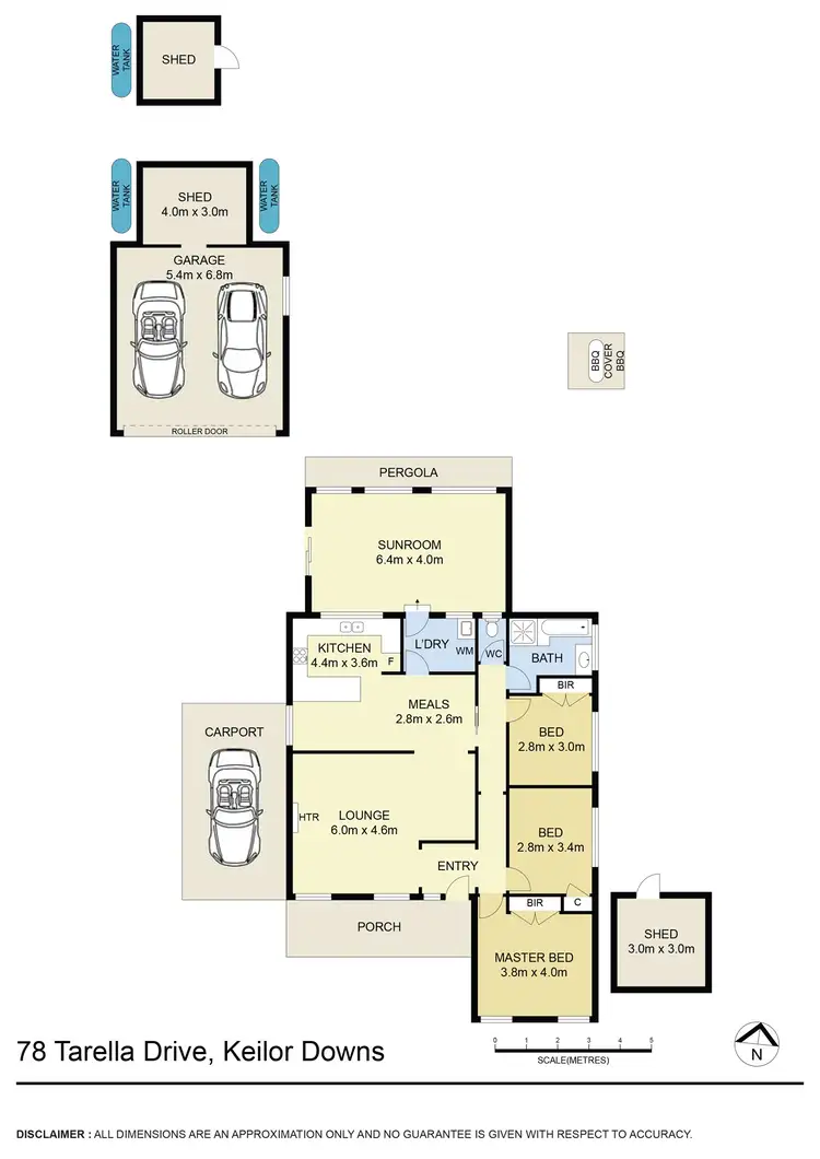 Floorplan of Homely house listing, 78 Tarella Drive, Keilor Downs, Keilor Downs VIC 3038