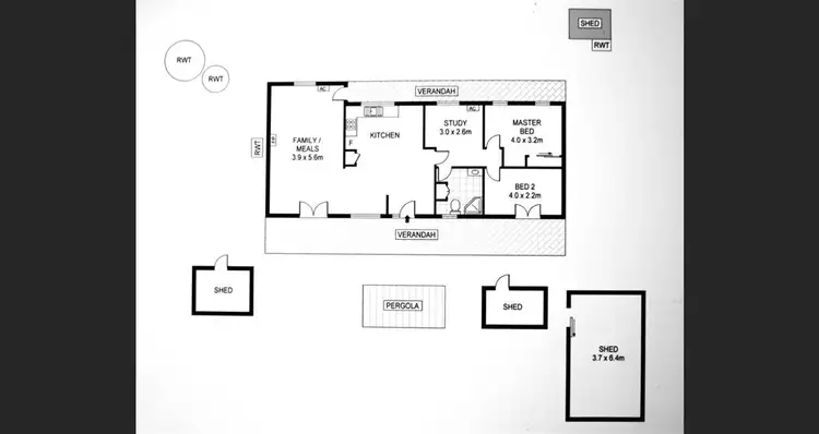 Floorplan of Homely house listing, 64 Robertson Road, Kersbrook SA 5231