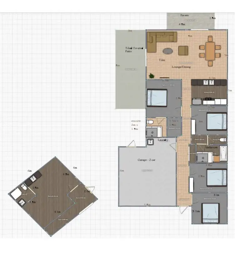 Floorplan of Homely house listing, 4 Outlook Close, Gympie QLD 4570