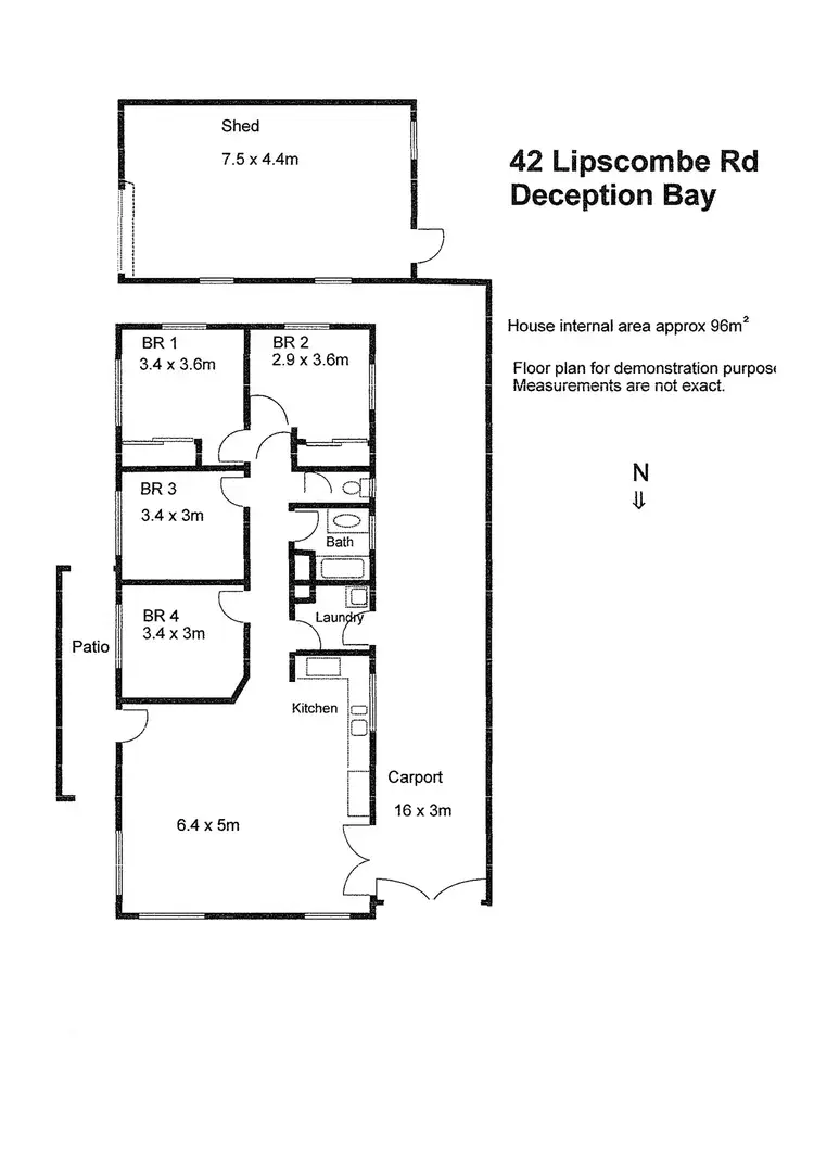 Floorplan of Homely house listing, 42 Lipscombe Road, Deception Bay QLD 4508