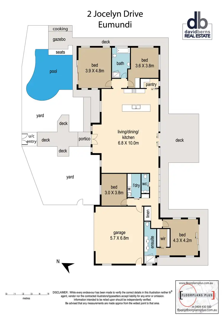 Floorplan of Homely house listing, 2 JOCELYN DR, Eumundi QLD 4562