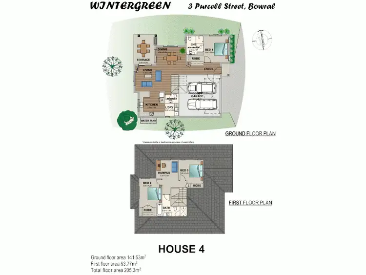 Floorplan of Homely townhouse listing, 4/3 Purcell street, Bowral NSW 2576