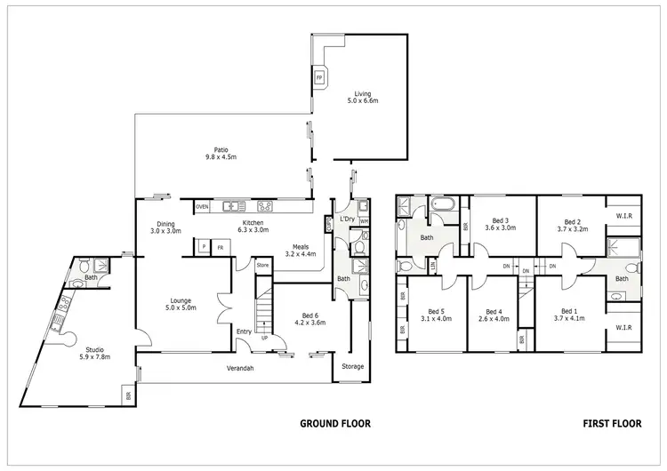Floorplan of Homely house listing, 5 Chenard St, Carine WA 6020