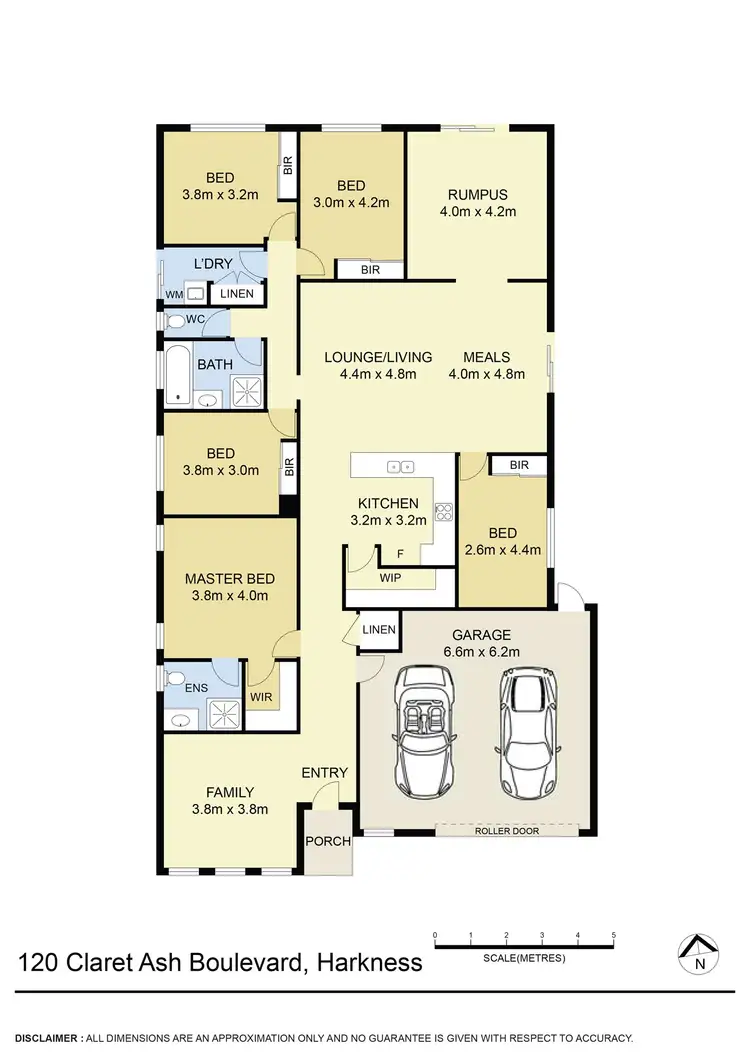 Floorplan of Homely house listing, 120 Claret Ash Boulevard, Harkness VIC 3337