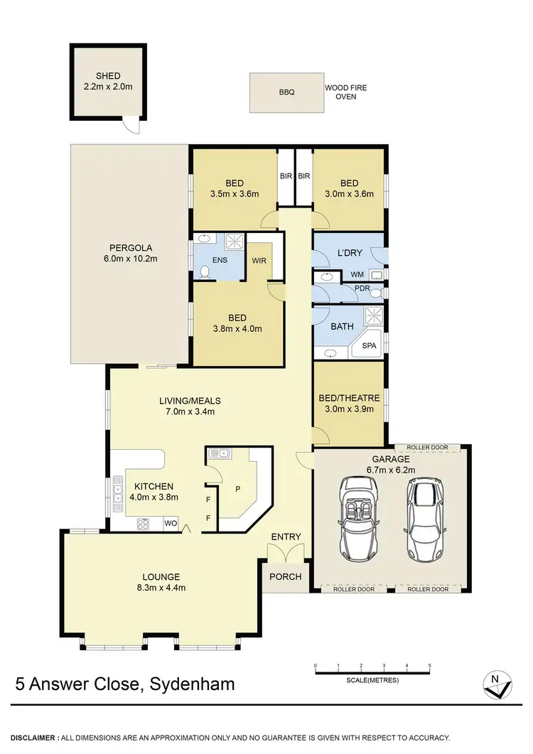 Floorplan of Homely house listing, 5 Answer Close, Sydenham VIC 3037