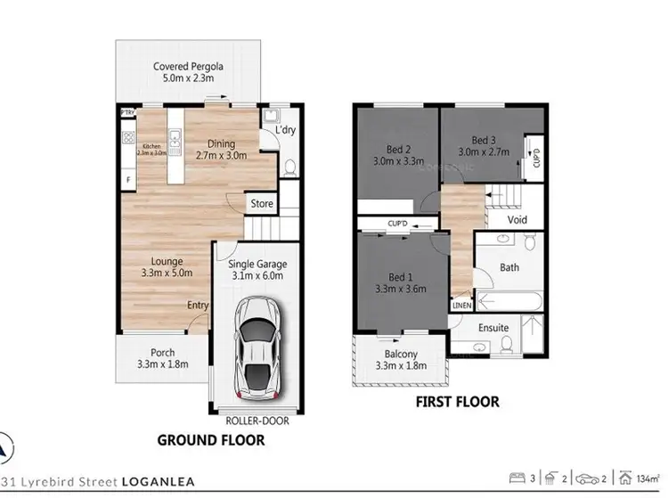 Floorplan of Homely house listing, 38/31 Lyrebird St, Loganlea QLD 4131