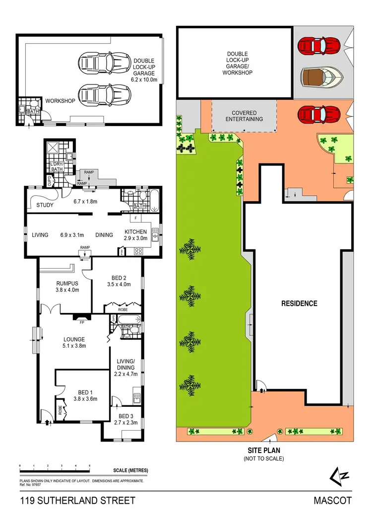 Floorplan of Homely house listing, 119 Sutherland St, Mascot NSW 2020