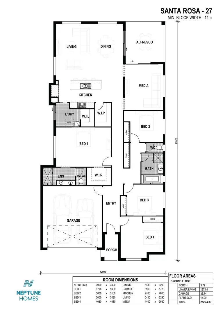 Floorplan of Homely house listing, Lot 806/Pebble Creek Estate Barron Street, South Maclean QLD 4280