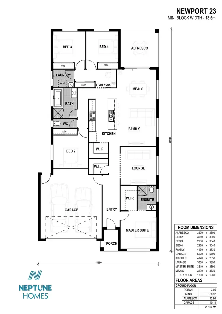 Floorplan of Homely house listing, Lot 825/Pebble Creek Estate Barron Street, South Maclean QLD 4280
