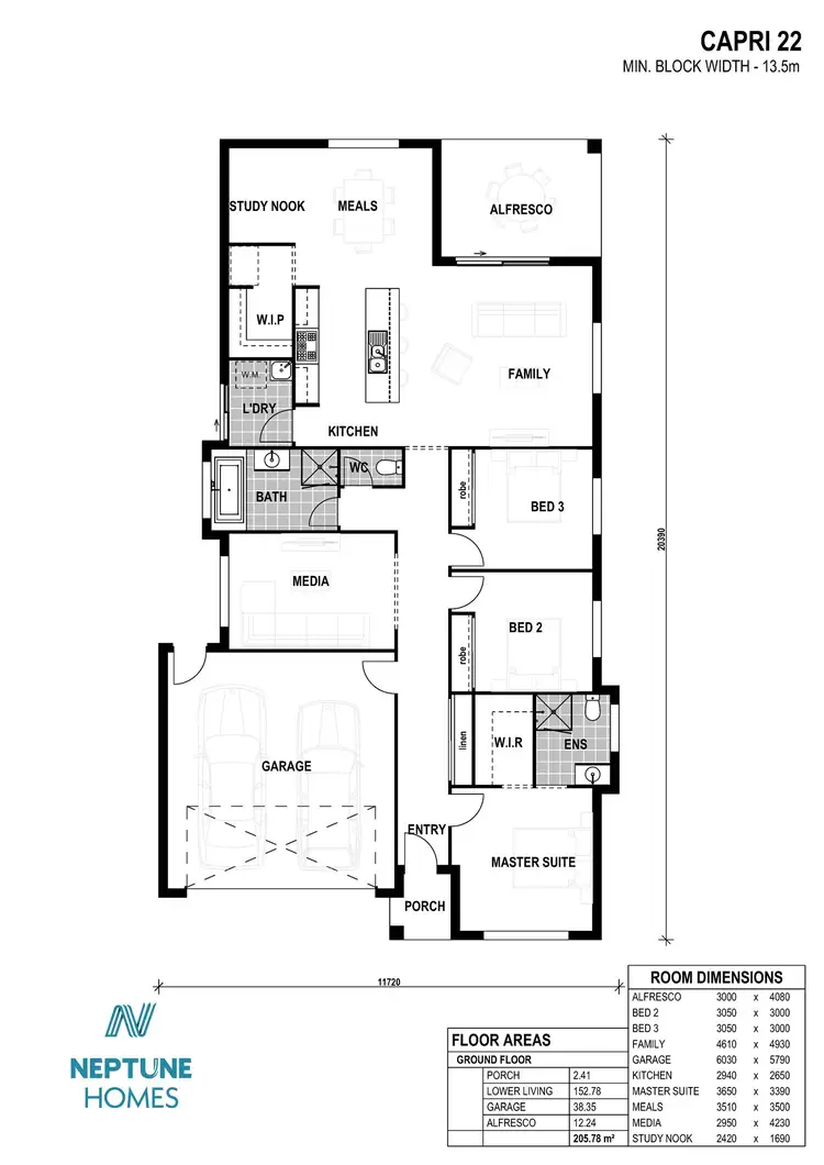 Floorplan of Homely house listing, Lot 823/Pebble Creek Estate Barron Street, South Maclean QLD 4280