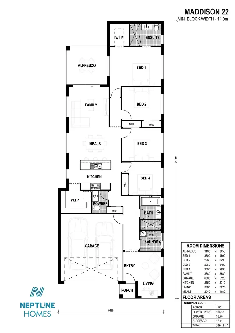 Floorplan of Homely house listing, Lot 2239/Flagstone Estate New Road, Flagstone QLD 4280