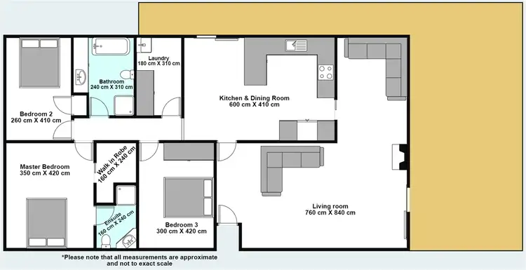 Floorplan of Homely house listing, 13 Azure Avenue, Golden Beach VIC 3851
