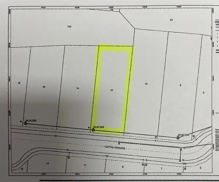 Floorplan of Homely land listing, 12 Capital Terrace, Mount Louisa QLD 4814