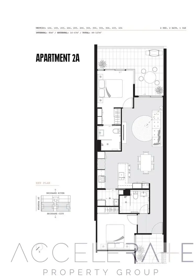 Floorplan of Homely unit listing, 31 Wyandra Street, Teneriffe QLD 4005