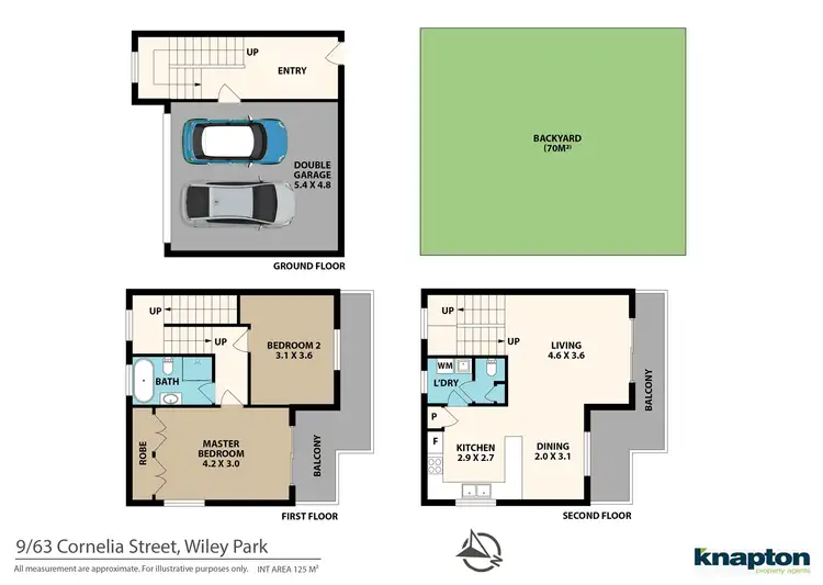 Floorplan of Homely townhouse listing, 9/63-65 Cornelia Street, Wiley Park NSW 2195