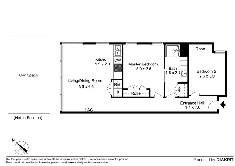 Floorplan of Homely apartment listing, 912/65 Dudley Street, West Melbourne VIC 3003