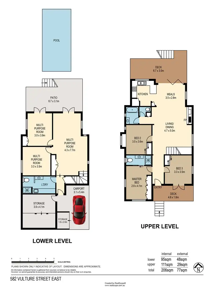 Floorplan of Homely house listing, 582 Vulture Street E, East Brisbane QLD 4169