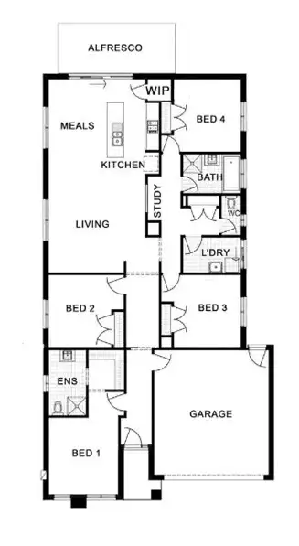Floorplan of Homely house listing, 4 Splint Way, Wonthaggi VIC 3995