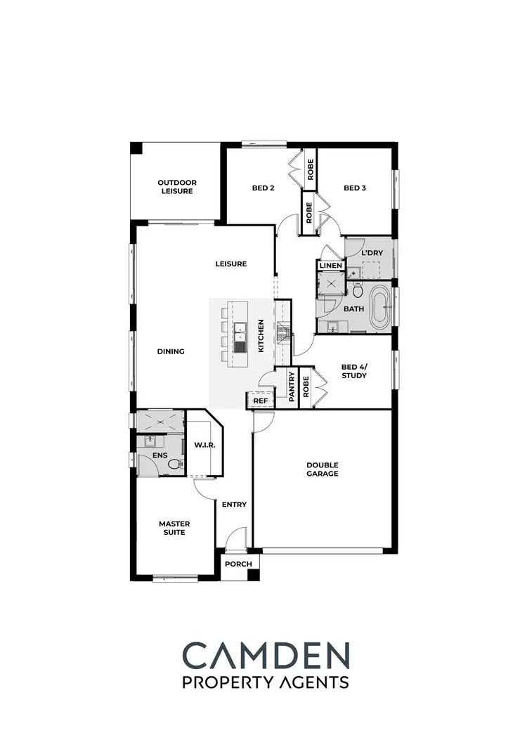 Floorplan of Homely house listing, Lot 9012 Robert Ingham Drive, Catherine Field NSW 2557