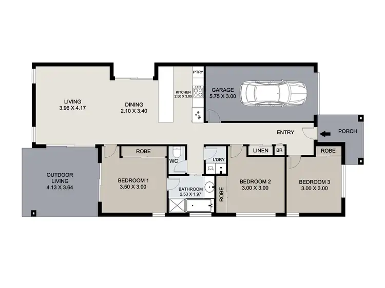 Floorplan of Homely house listing, 16 Sundowner Road, Clinton QLD 4680