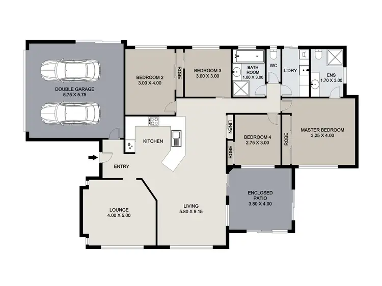 Floorplan of Homely house listing, 31 Daintree Boulevard, New Auckland QLD 4680