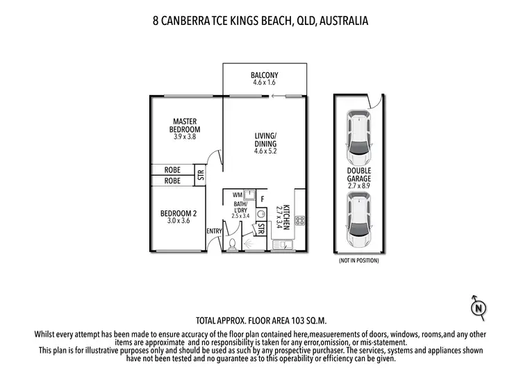 Floorplan of Homely unit listing, 8/27 Canberra Terrace, Kings Beach QLD 4551