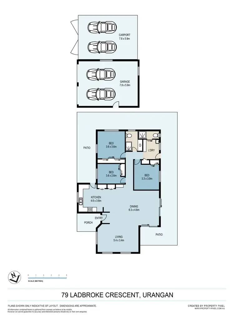 Floorplan of Homely house listing, 79 Ladbroke Crescent, Urangan QLD 4655